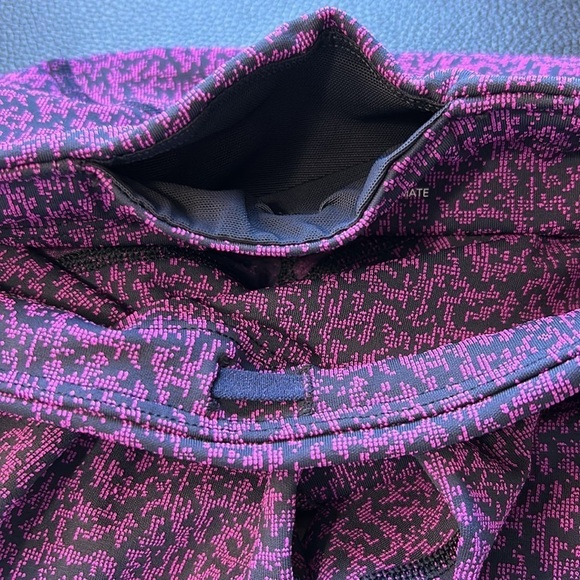 ATHLETA Ultimate Stash Pocket Textured Tight Legging Purple High Rise Sz S - Picture 12 of 14